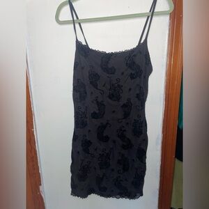 H & M tiger print mesh dress